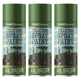 3X - Tractor Spray Paint John Deere Green 400ml Spray Paint